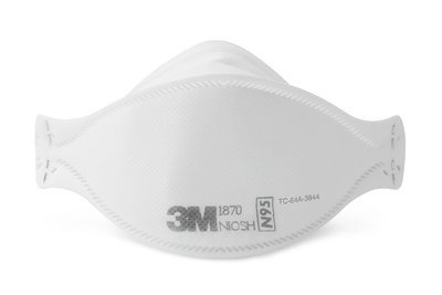 Pkg/20 1870 3M Health Care Particulate Resperator and Surgical Face Cover 